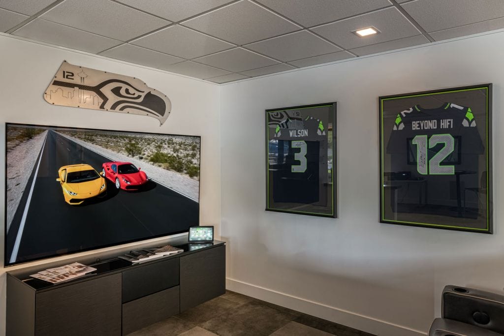 audio video installation, bellevue, smart home technology, showroom, control4, automated home, audio video, installation, seattle seahawks